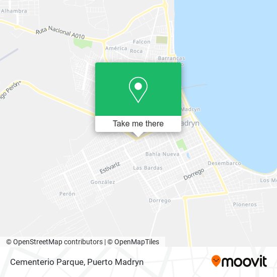 Mapa de Cementerio Parque