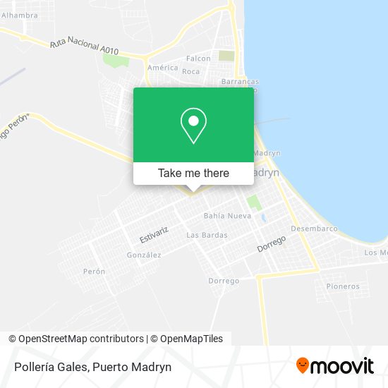 Pollería Gales map