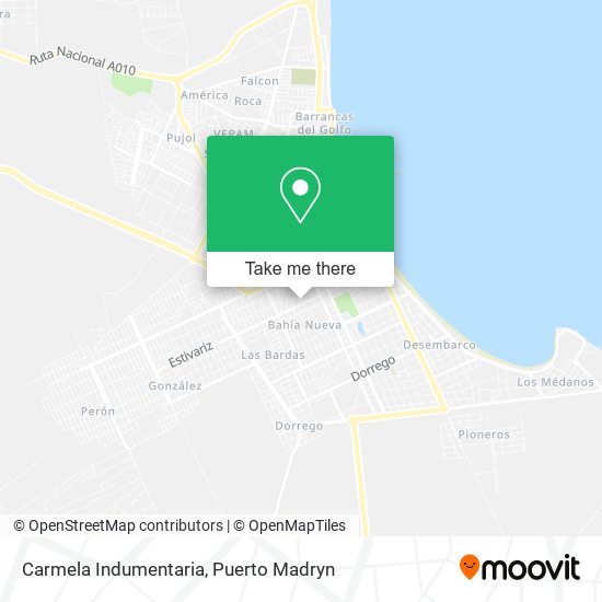 Carmela Indumentaria map