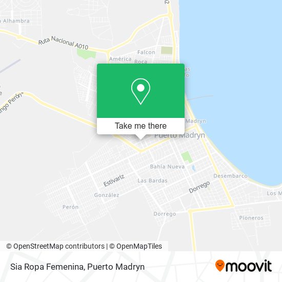 Sia Ropa Femenina map
