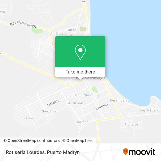 Mapa de Rotisería Lourdes