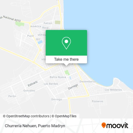 Churrería Nehuen map