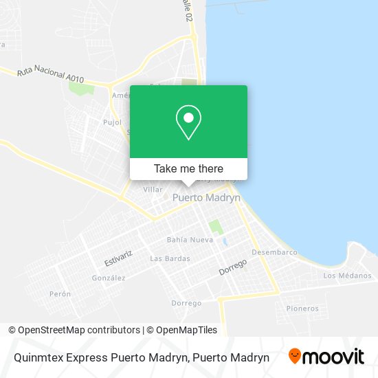 Quinmtex Express Puerto Madryn map