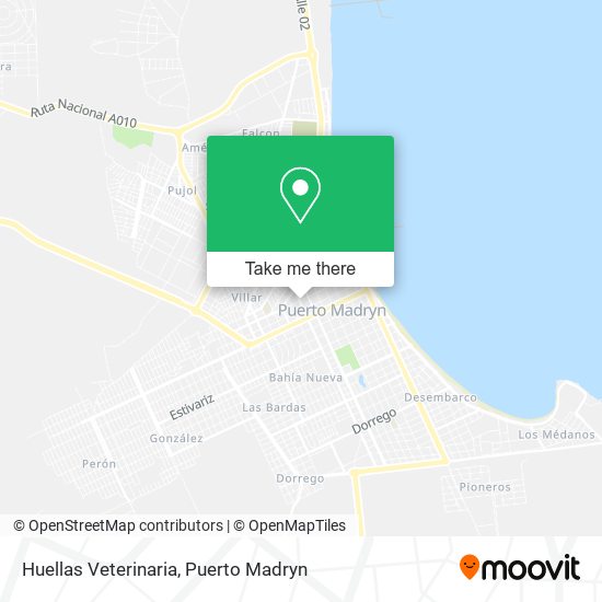 Huellas Veterinaria map