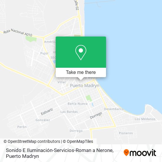 Sonido E Iluminación-Servicios-Roman a Nerone map