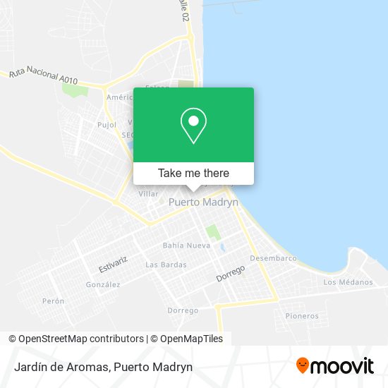 Jardín de Aromas map