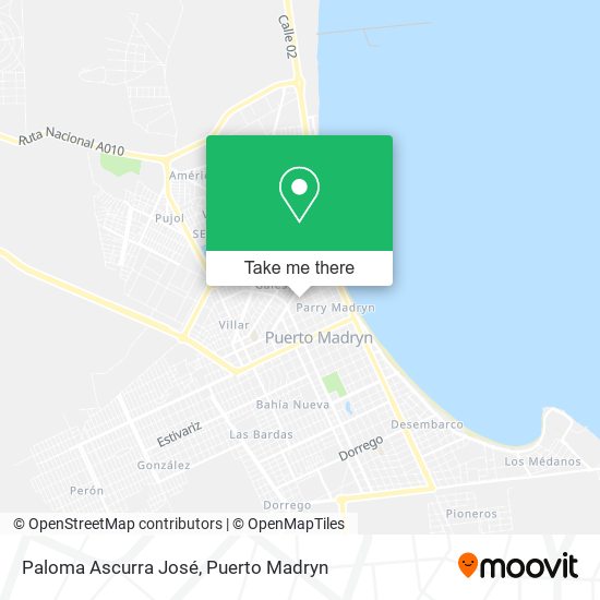 Paloma Ascurra José map