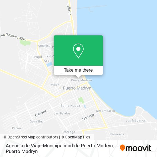 Mapa de Agencia de Viaje-Municipalidad de Puerto Madryn