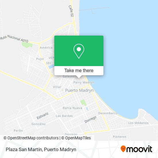 Plaza San Martín map