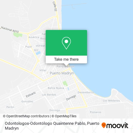 Odontologos-Odontólogo Quaintenne Pablo map