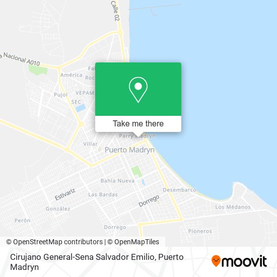 Mapa de Cirujano General-Sena Salvador Emilio