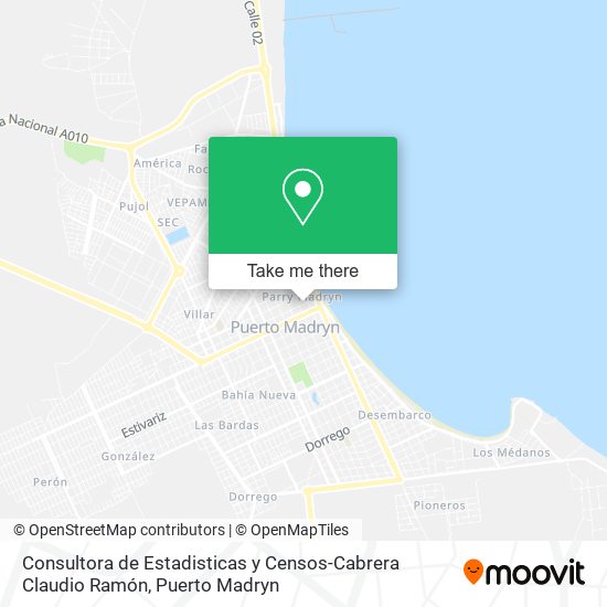 Consultora de Estadisticas y Censos-Cabrera Claudio Ramón map