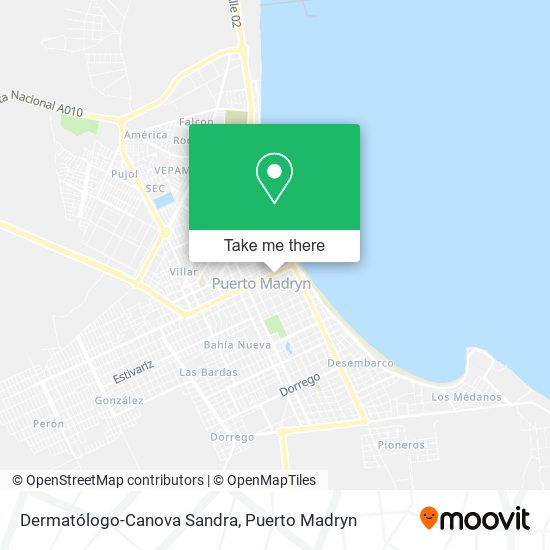 Dermatólogo-Canova Sandra map