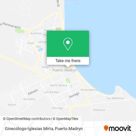 Ginecólogo-Iglesias Mirta map
