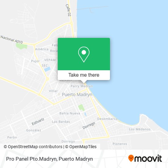 Pro Panel Pto.Madryn map