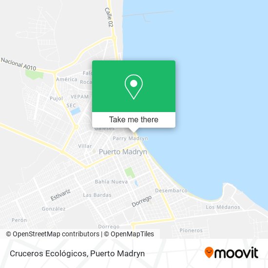 Mapa de Cruceros Ecológicos