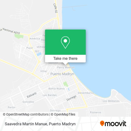 Saavedra Martín Manue map