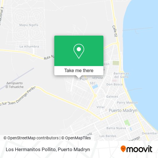 Los Hermanitos Pollito map