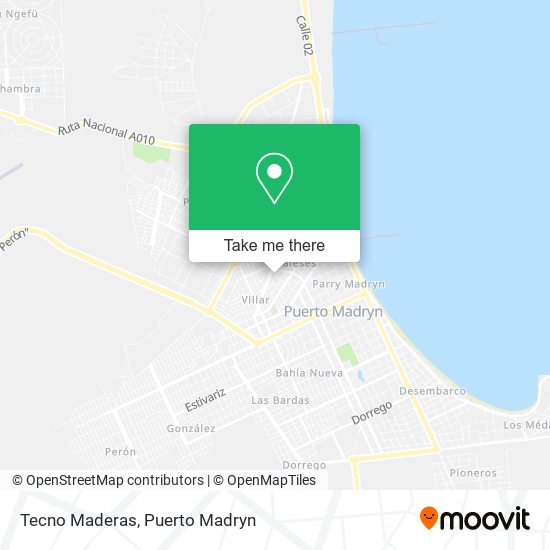 Tecno Maderas map