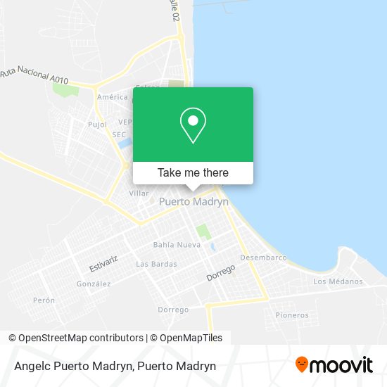 Angelc Puerto Madryn map