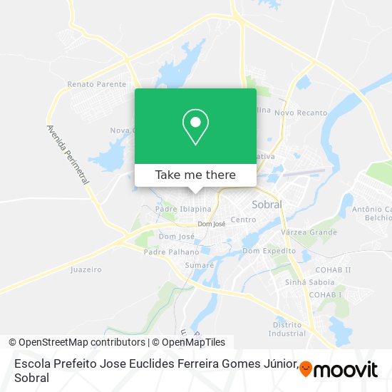 Escola Prefeito Jose Euclides Ferreira Gomes Júnior map