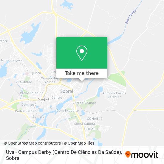 Uva - Campus Derby (Centro De Ciências Da Saúde) map