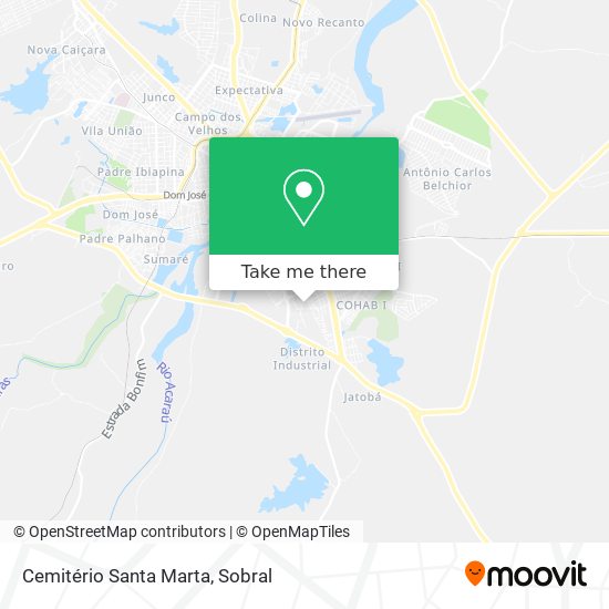 Cemitério Santa Marta map