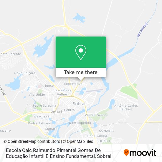 Escola Caic Raimundo Pimentel Gomes De Educação Infantil E Ensino Fundamental map