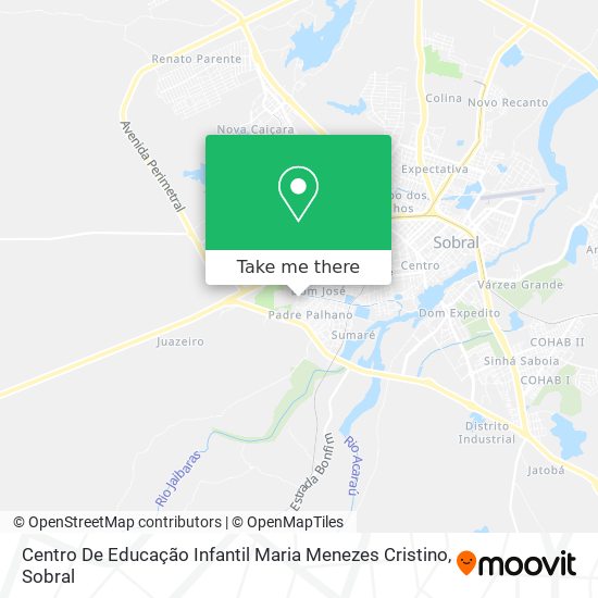 Centro De Educação Infantil Maria Menezes Cristino map