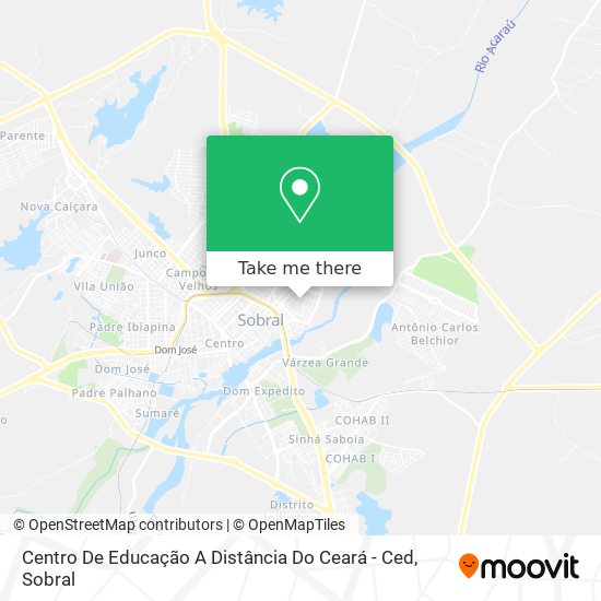 Centro De Educação A Distância Do Ceará - Ced map