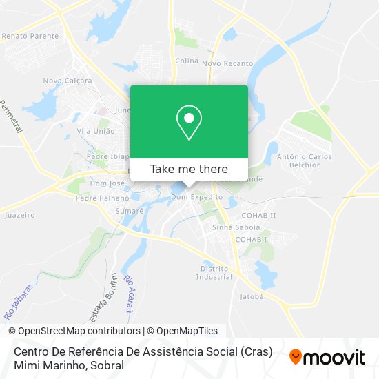 Centro De Referência De Assistência Social (Cras) Mimi Marinho map