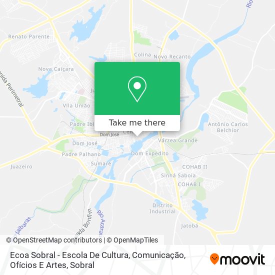 Ecoa Sobral - Escola De Cultura, Comunicação, Ofícios E Artes map