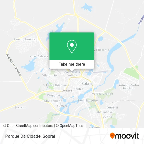 Parque Da Cidade map