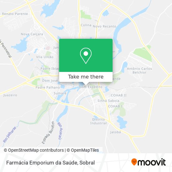 Mapa Farmácia Emporium da Saúde