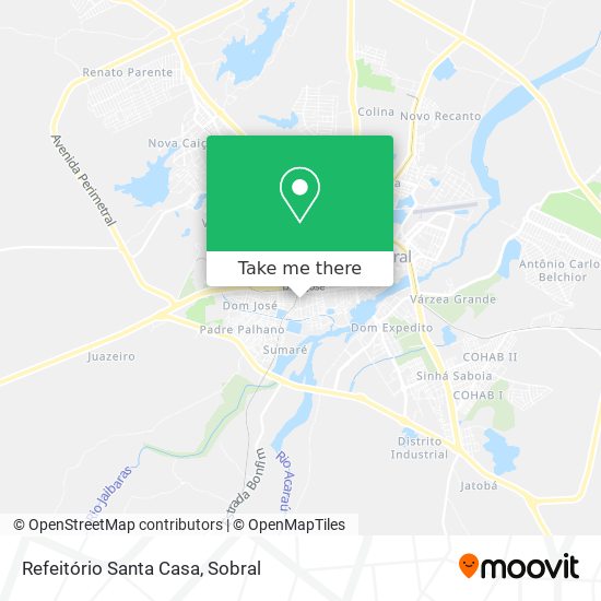 Refeitório Santa Casa map