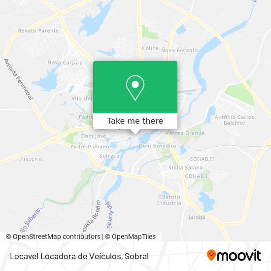 Locavel Locadora de Veículos map