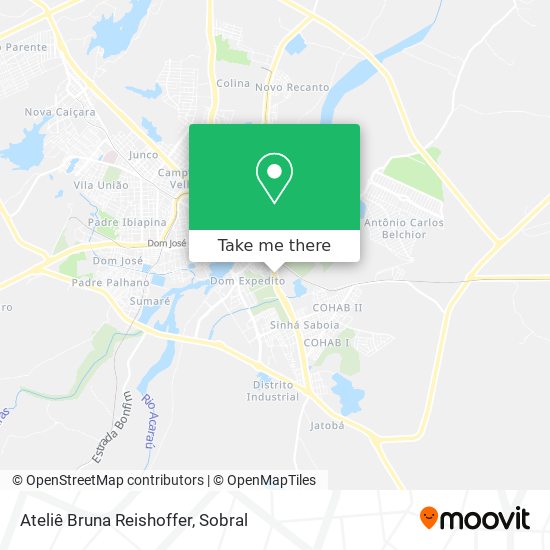 Ateliê Bruna Reishoffer map