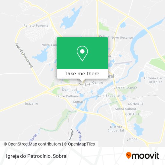 Igreja do Patrocínio map
