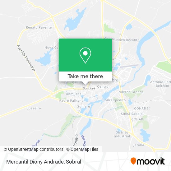 Mercantil Diony Andrade map