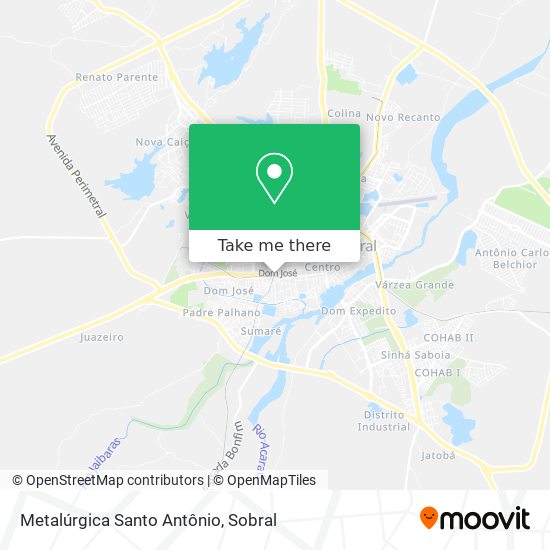 Metalúrgica Santo Antônio map