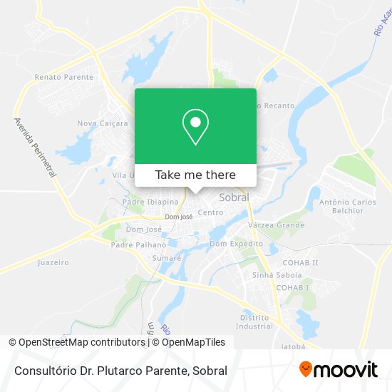 Consultório Dr. Plutarco Parente map