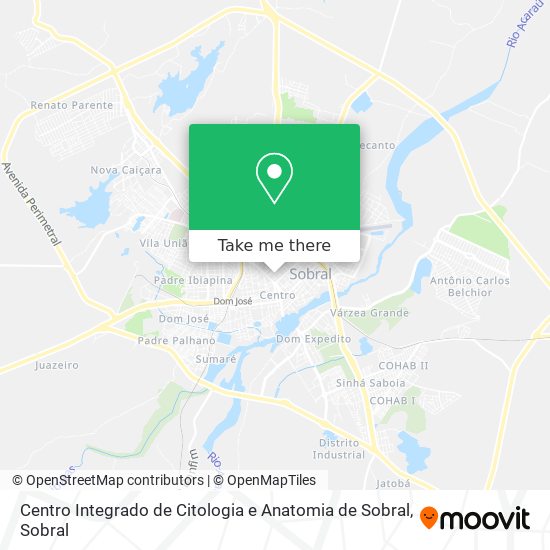 Centro Integrado de Citologia e Anatomia de Sobral map