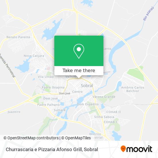 Churrascaria e Pizzaria Afonso Grill map