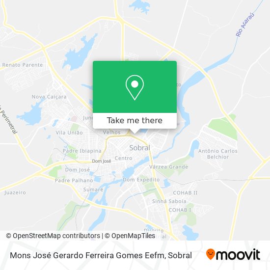 Mons José Gerardo Ferreira Gomes Eefm map