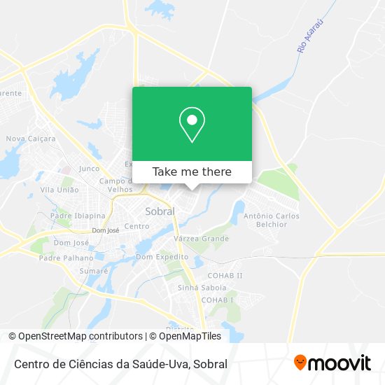 Centro de Ciências da Saúde-Uva map