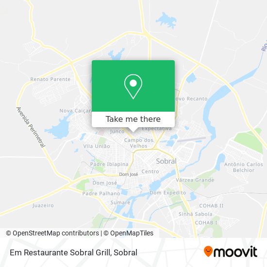 Em Restaurante Sobral Grill map