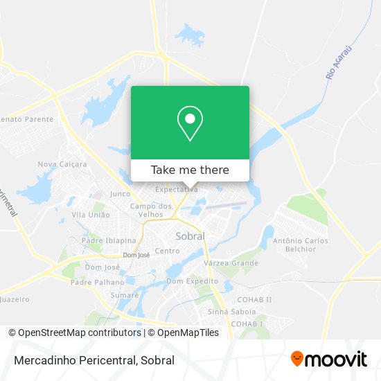 Mercadinho Pericentral map