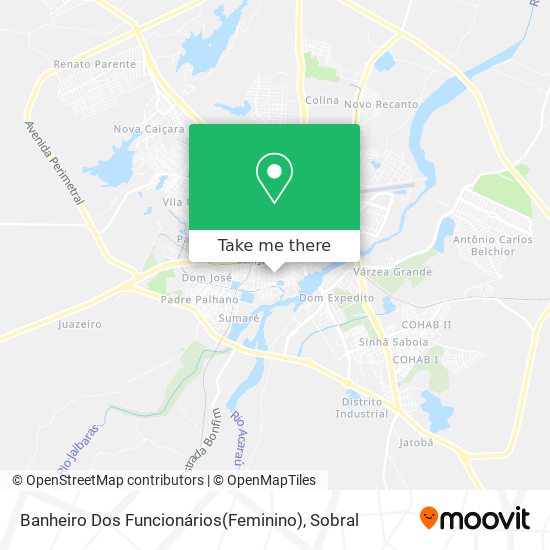 Banheiro Dos Funcionários(Feminino) map