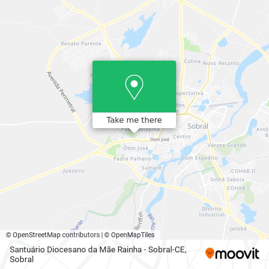 Santuário Diocesano da Mãe Rainha - Sobral-CE map