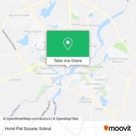 Hotel Flat Suzane map